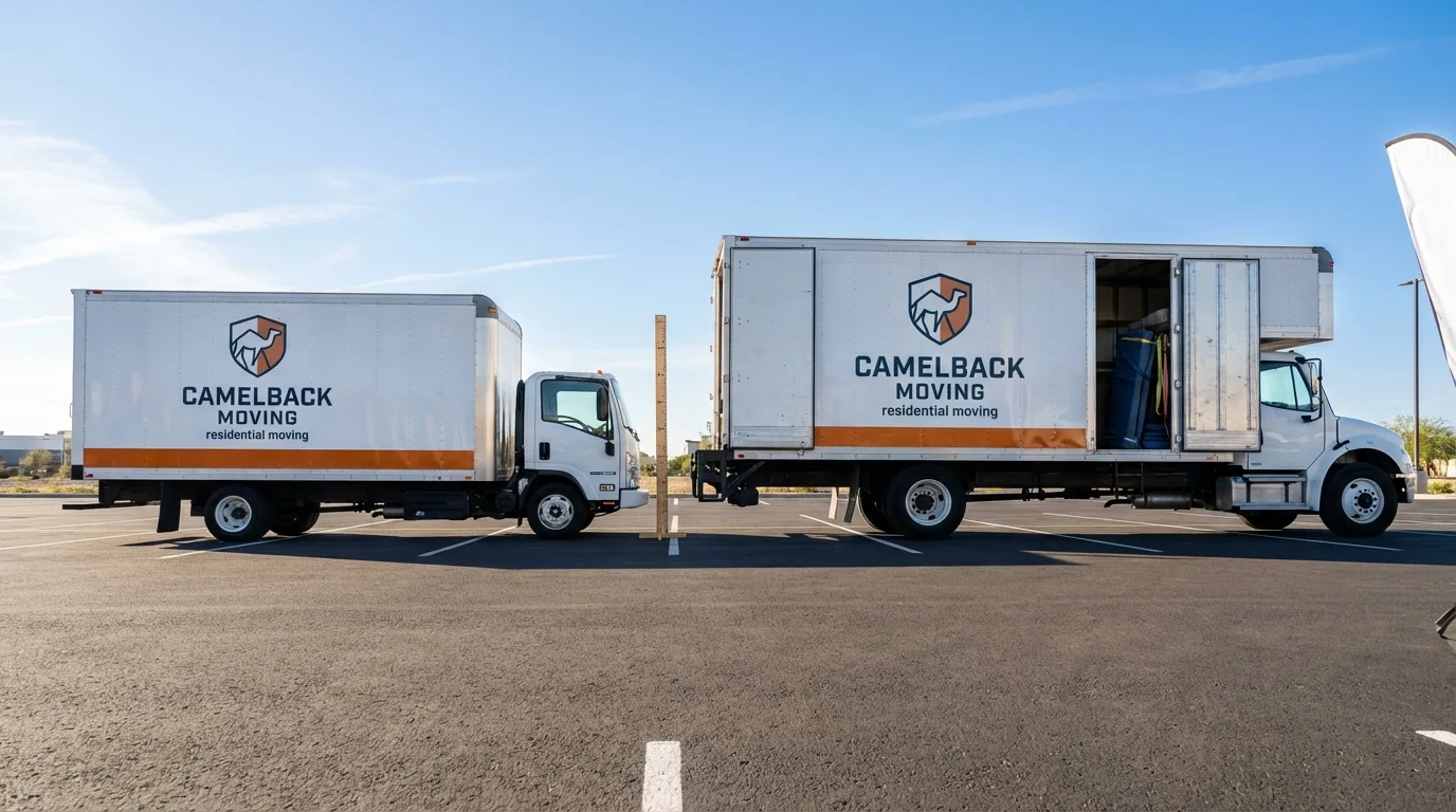 Moving truck size capacity guide in Pinehurst